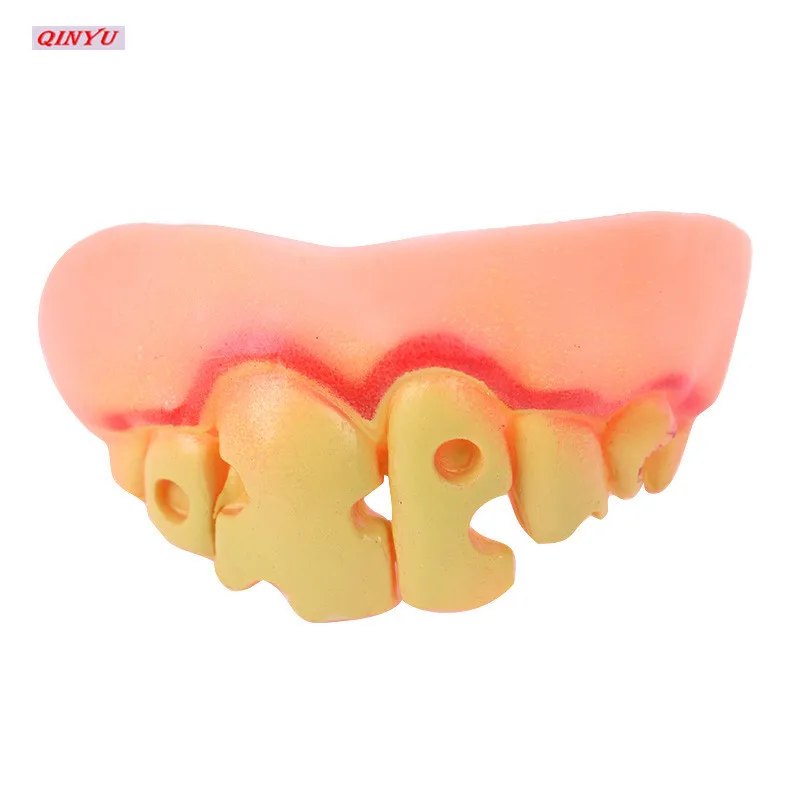 Уродливые накладные зубы костюм Хэллоуин косплевечерние Вечеринка Реквизит