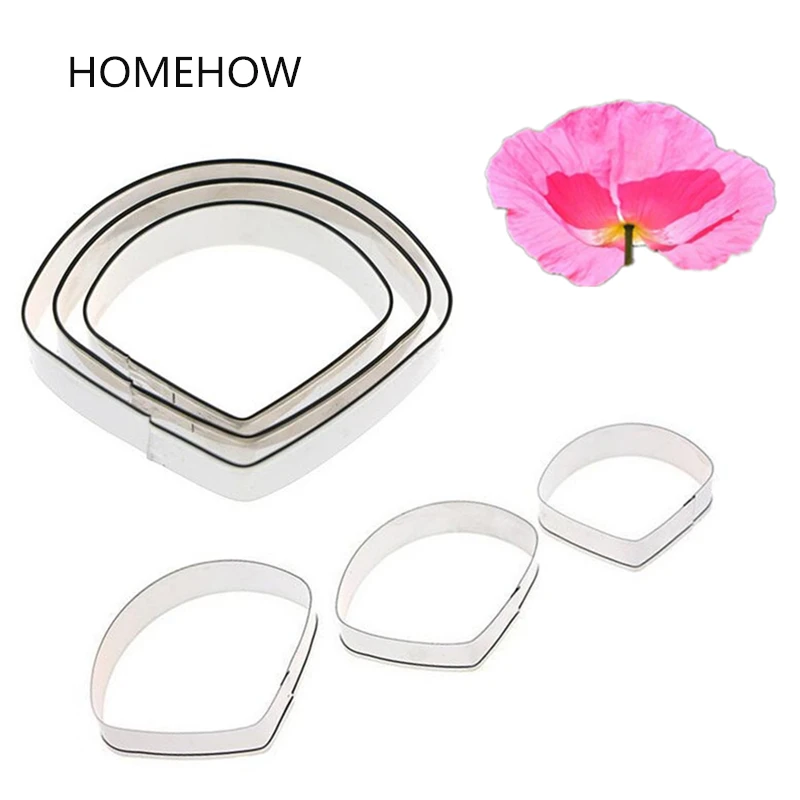 Лидер продаж 3 шт./компл. кукурузный Маковый лепесток резак для торта