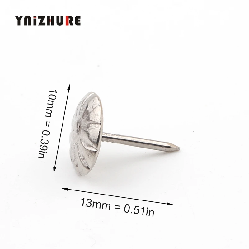 100 шт античные с серебристым обивочные гвозди для ювелирных изделий подарок вина