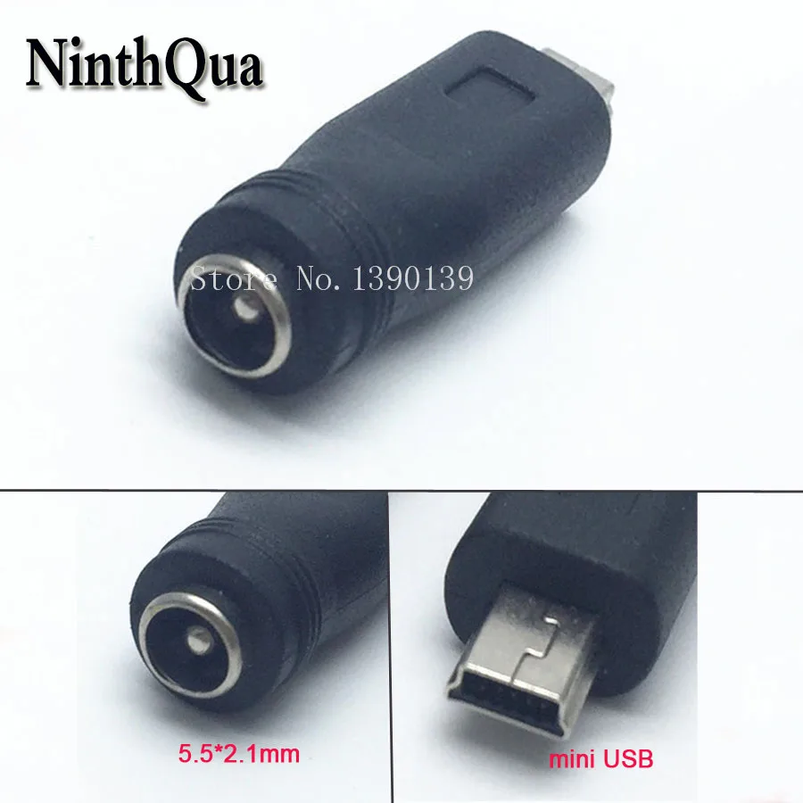 Адаптер питания постоянного тока с разъемом 5 5*2 1 мм на Mini USB папа коннектор для GPS