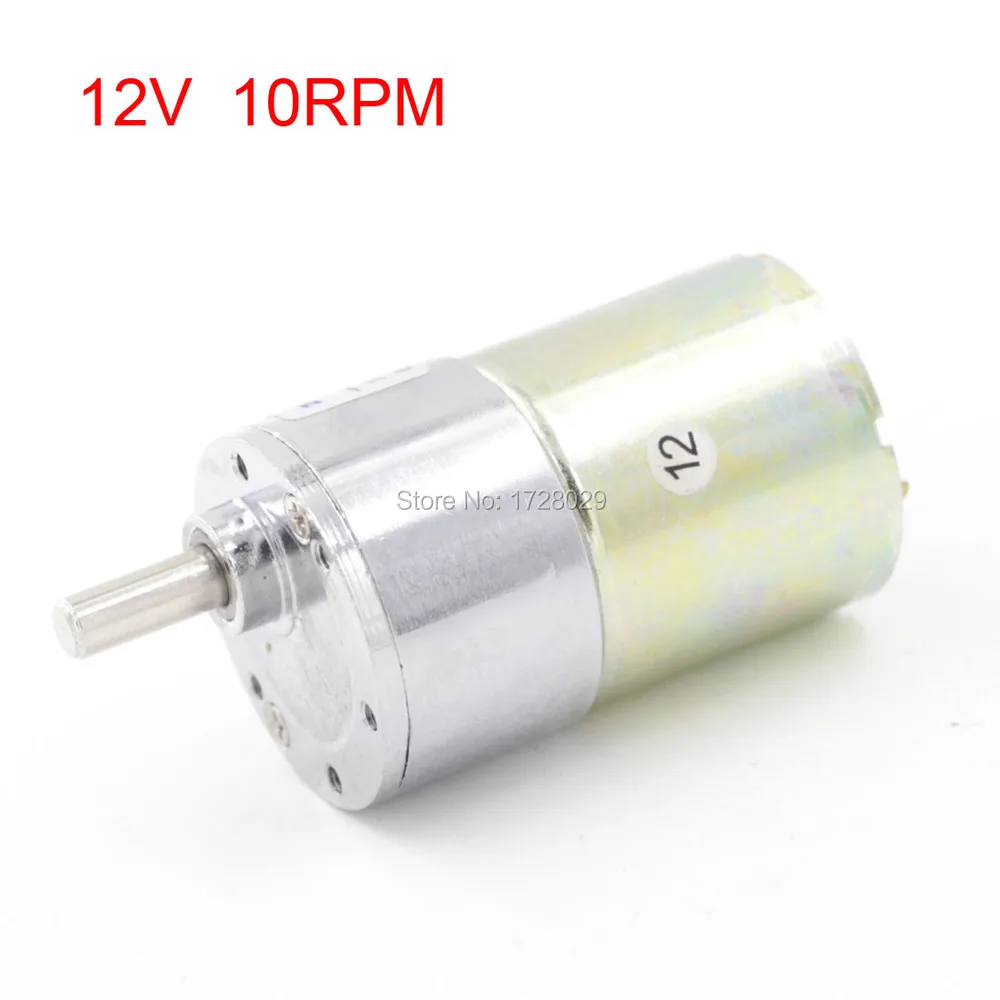 ZGB37RG редукционный Мотор DC 12V 10RPM|gear motor dc 12v|gear dcmotor 12v |