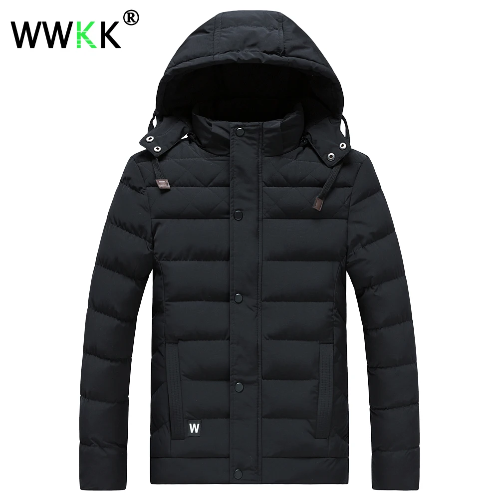 WWKK новая зимняя куртка теплая парка Мужская Тренч мужская одежда подкладка из хлопка куртка Аляска Подростковая ветрозащитная непромокаемая Верхняя одежда Топы