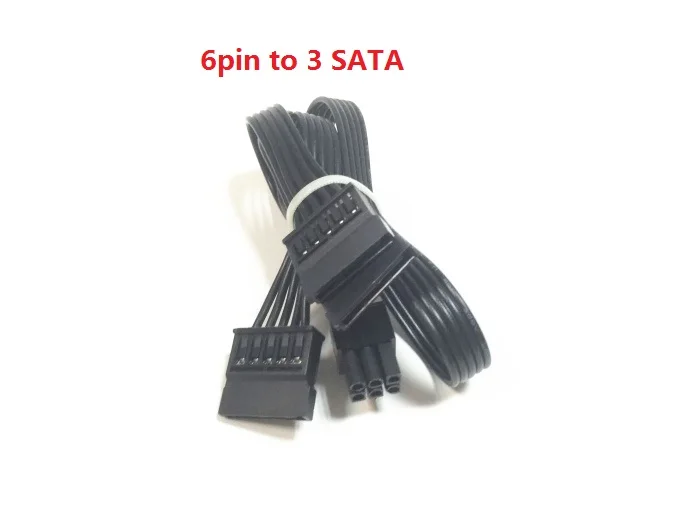 PCIe 6Pin к 3 IDE SATA GPU 8Pin 2 порту 6 + 2pin CPU 4 4P модульный кабель питания для seasonic SS-520GM2 M12II