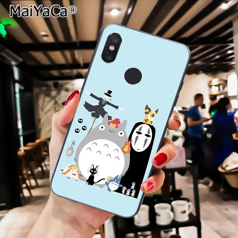 A3 MaiYaCa Cute Totoro Spirited Away Ghibli Anime Phone Case for Xiaomi Redmi8 4X 6A S2 7A 5A Redmi 5 5Plus Note5 7 Note8pro - Цвет: A3