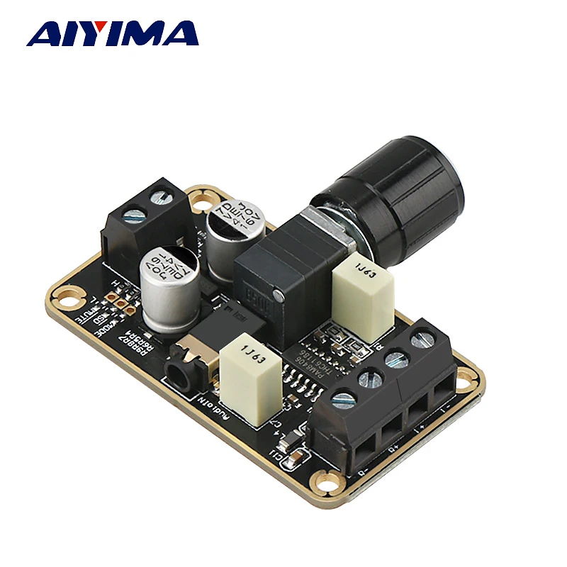 Цифровой усилитель AIYIMA 2 0 CH PAM8406 аудиоплата 2*5 Вт стереосистема для