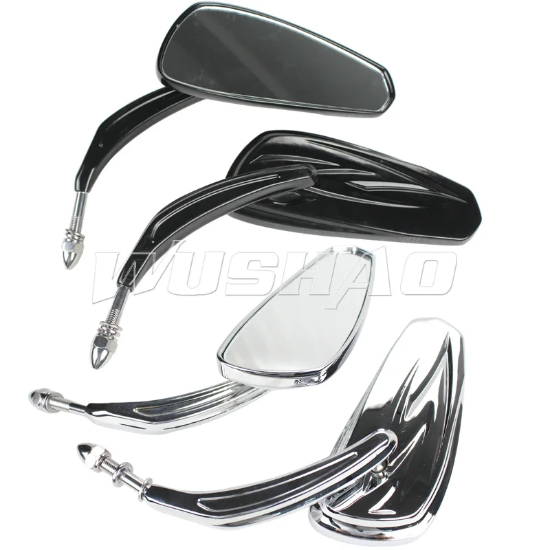 Мотоциклетные боковые зеркала заднего вида для Harley Dyna CVO Softail Electra Glide Road King Fat Boy Low