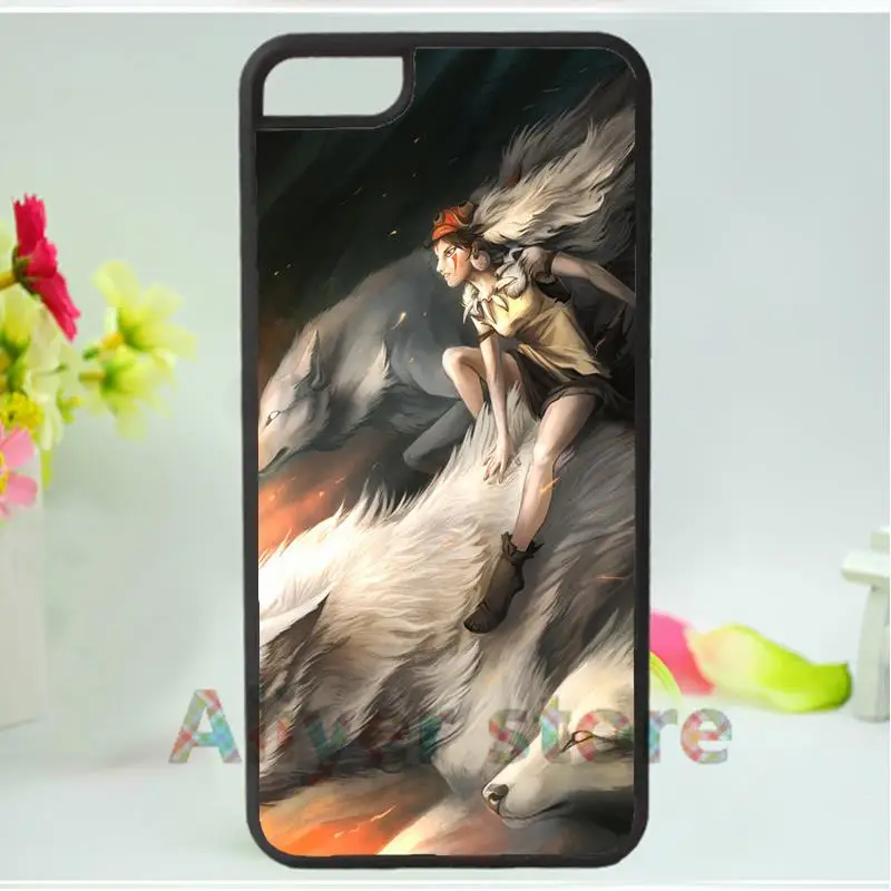 Мононоке крышка аргументы за мобильного телефона iphone 4 4S 5 5S 5c SE 6 s и плюс splus E5000| |