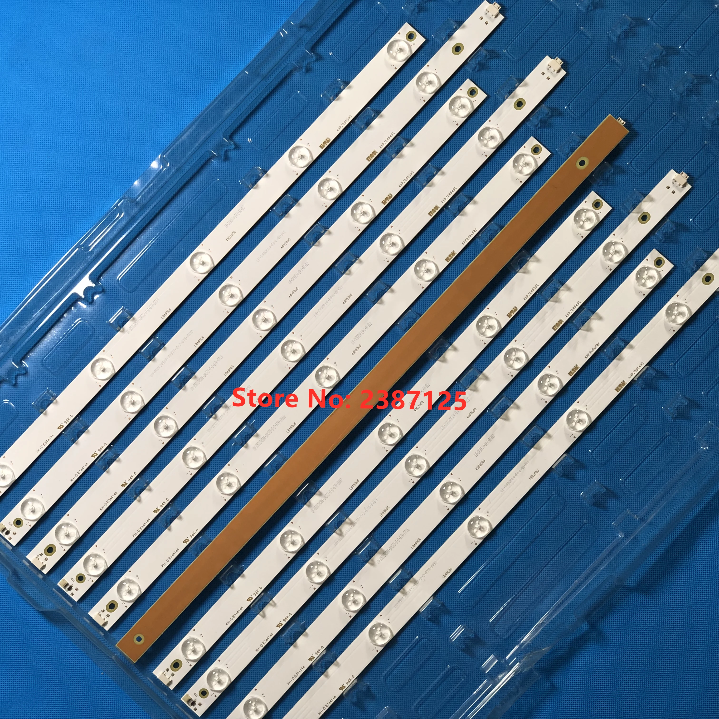 

1set=10Pieces LED Backlight chang hong UD49D6000i = 49D2000 bar light SVJ490A19 LB-M490U14-E1-L-SE2 LB-M490U14-E1-L-SE1