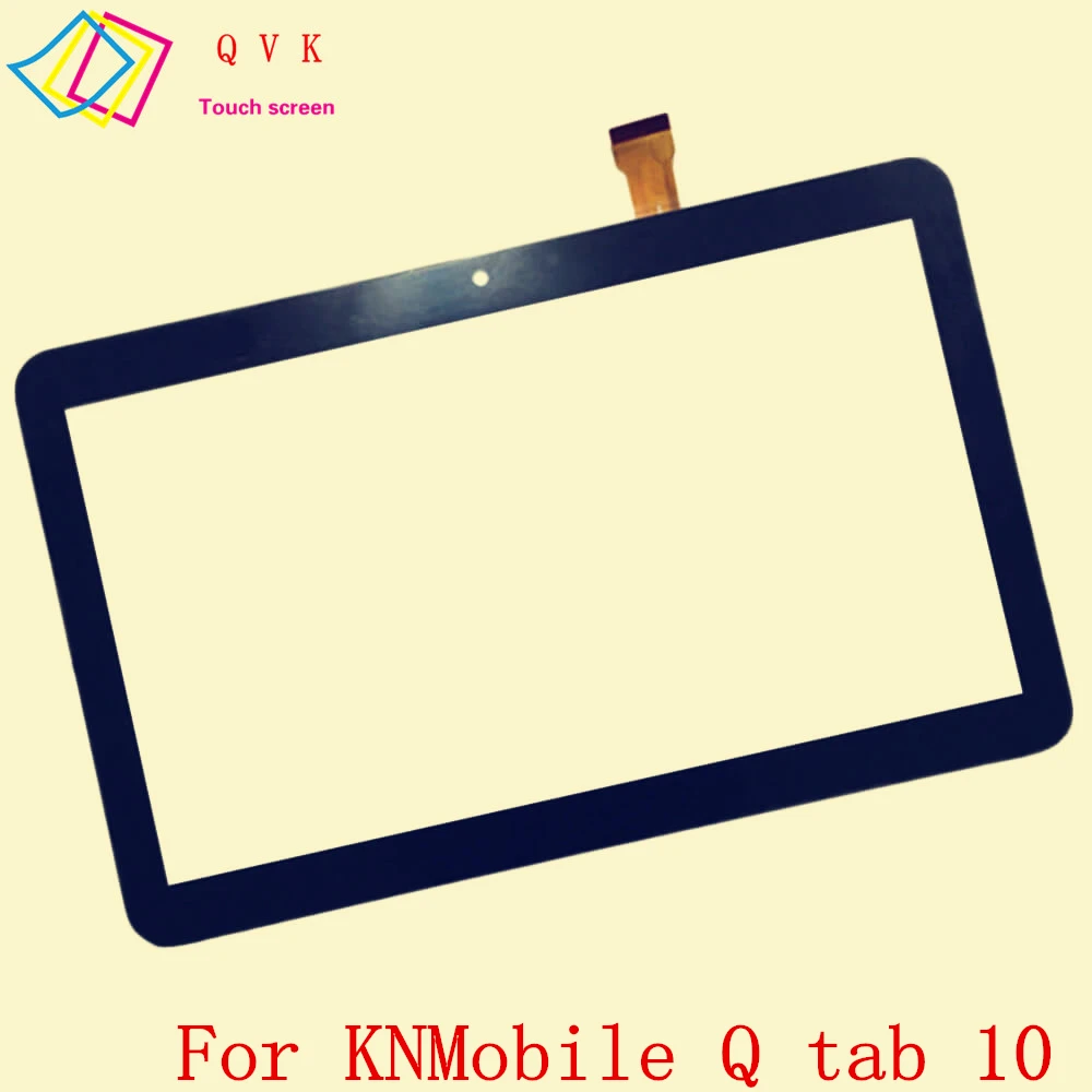 Черный емкостный сенсорный экран 10 1 дюйма для планшетного ПК KNMobile Q tab стеклянная