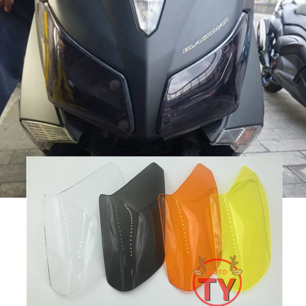 Чехол для фар мотоцикла Yamaha TMAX 530 2012 2013 2014 T MAX защитные аксессуары экрана|Накладки