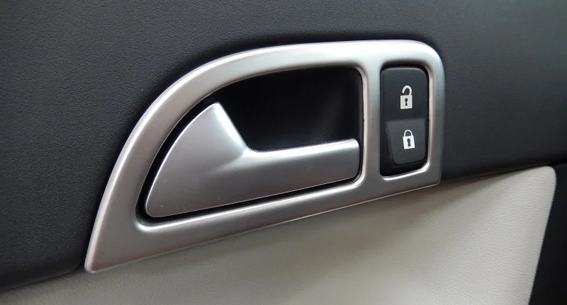Нержавеющая сталь внутренняя дверная ручка крышки рамка отделка для Volvo C30 S40 V50 2004-2012 год