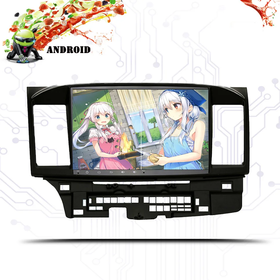Android 9 0 4 Гб 64 ГБ Автомобильный DVD для MITSUBISHI LANCER 10 1 'Ɖ/4G GPS Радио Видео плеер с IPS 2008