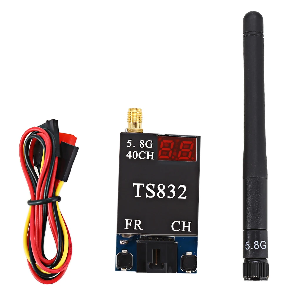 TS832 Wireless Transmitter RC Toys Parts FPV Systems 40CH 5.8G 600mW 5KM Audio Video for Toy|video transmitter|transmitter rcaudio video transmitter