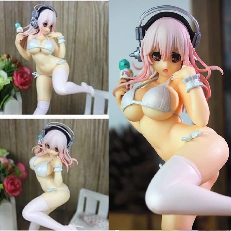 Супер звуковой купальник экшн фигурка WHITEFOX Nitro Wave Ver. Игрушка из ПВХ Sonic
