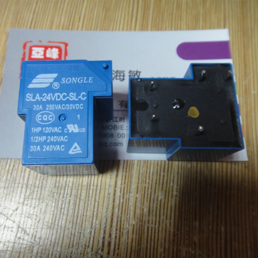 Бесплатная доставка Лот (10 шт./лот) 100% оригинальный новый SONGLE SLA-24VDC-SL-C SLA-24V-SL-C 5