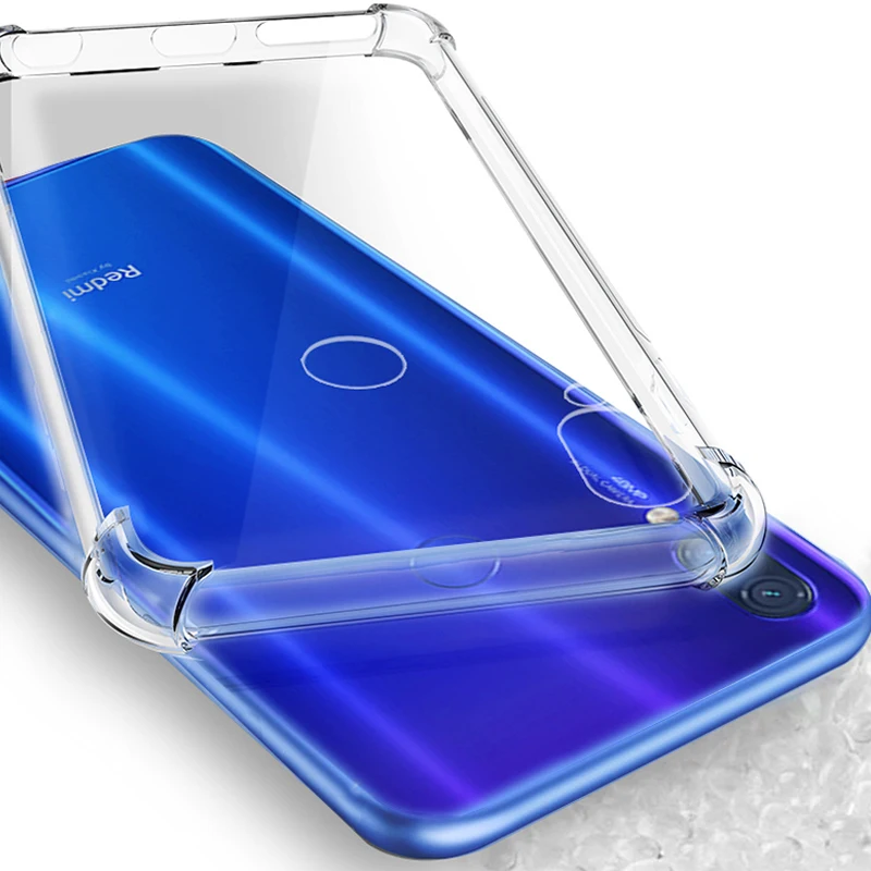 YUETUO прозрачный мягкий чехол для телефона xiaomi redmi 7 note pro 7s note7 силиконовые
