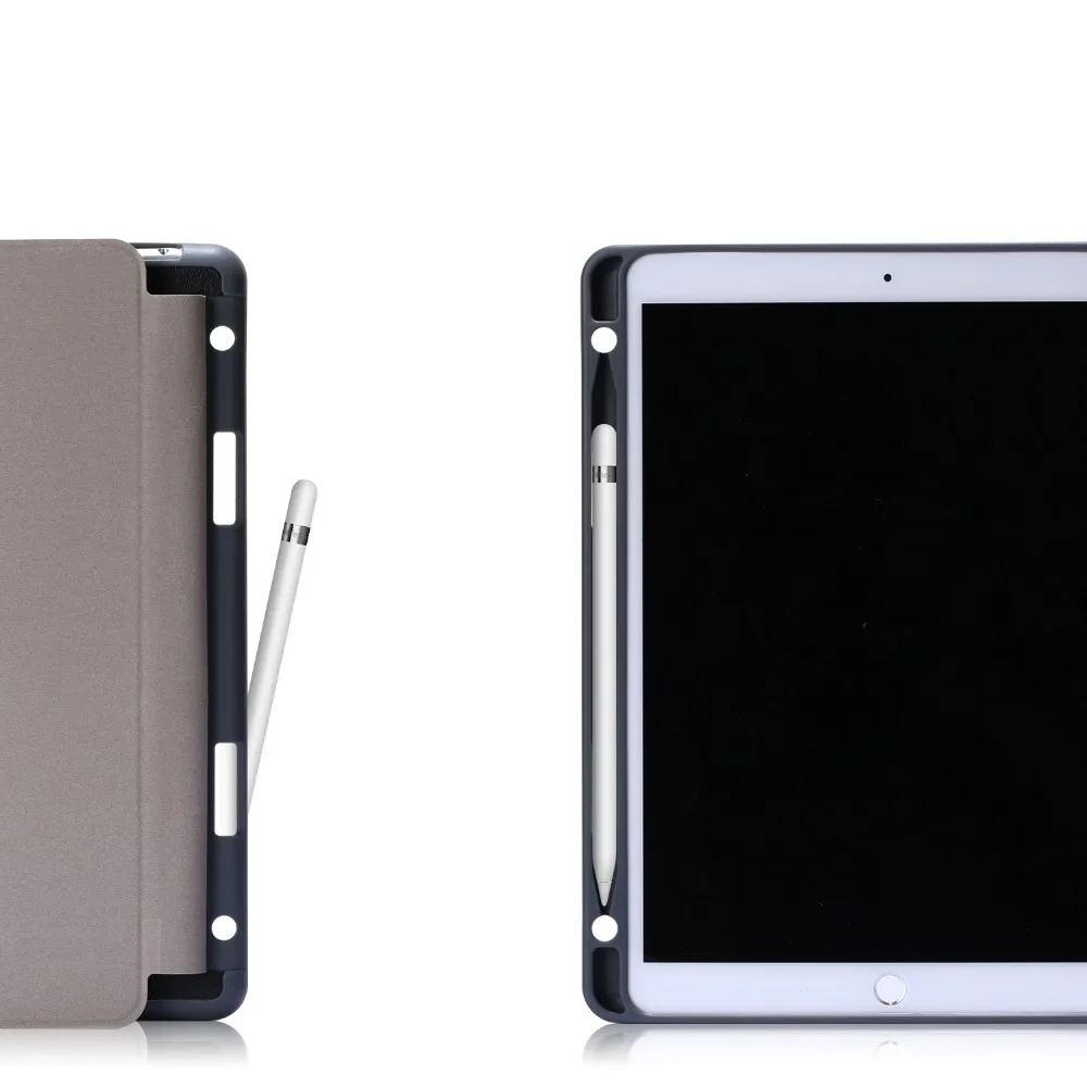 Кожаный флип-чехол с держателем для ручки iPad Air 3 10. 5 умный чехол функцией