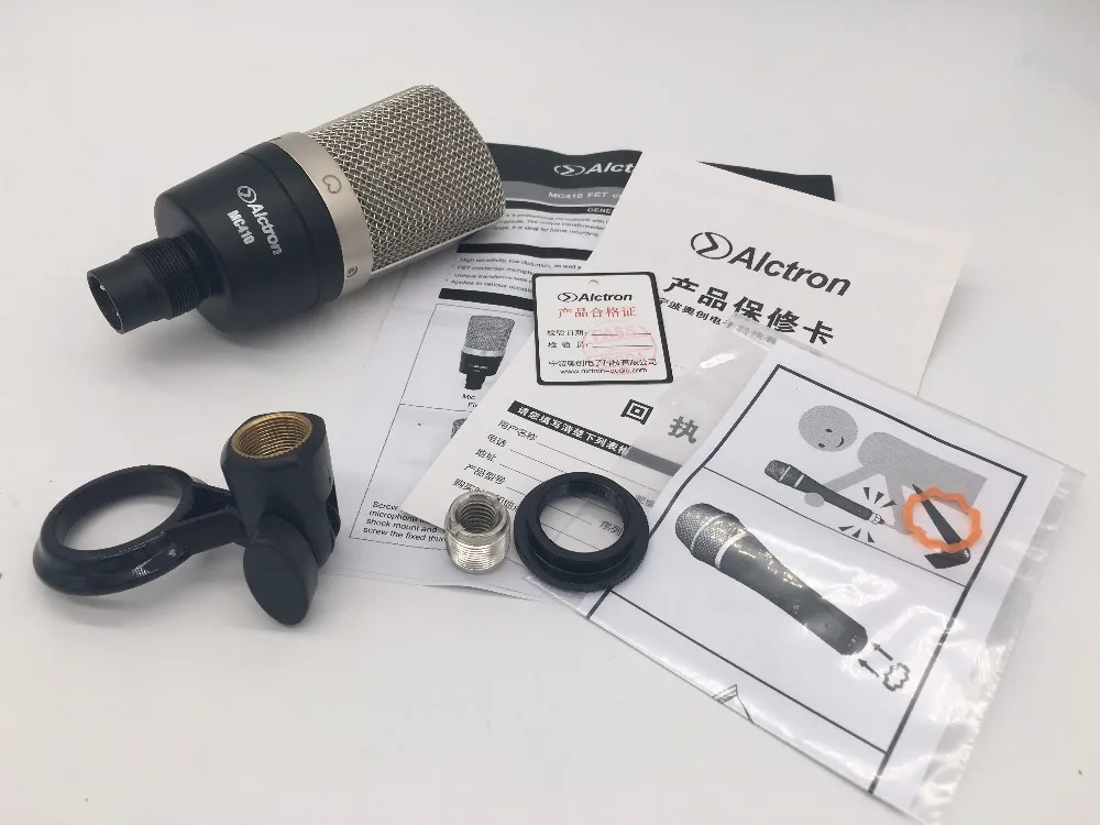 Alctron MC410 Genuine TOP performance FET condenser mic Recording Studio microphone instrument/vocal recording microphone