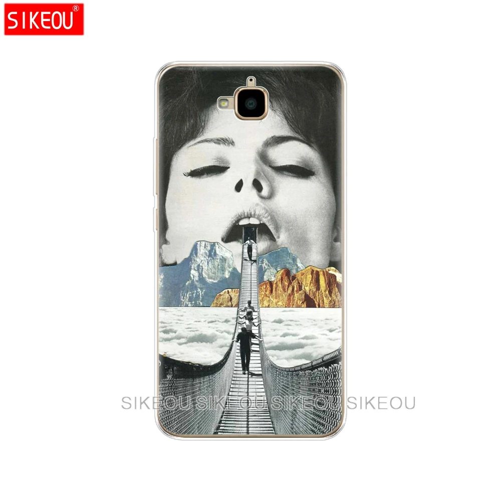 61040 Силиконовый чехол для huawei Honor 4C Pro, мягкая задняя крышка из ТПУ для huawei Y6 Pro, чехол TIT-L01 TIT-TL00, защитные чехлы - Цвет: 61040