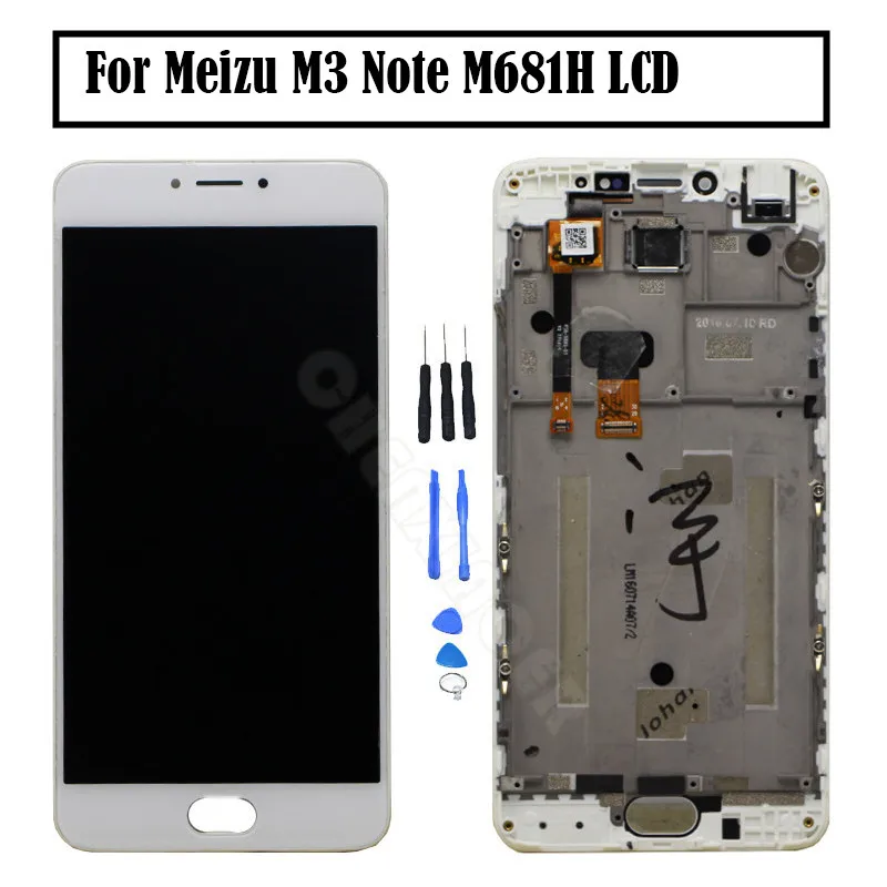 Meizu M3 Note LCD дисплей + кодирующий преобразователь сенсорного экрана в сборе