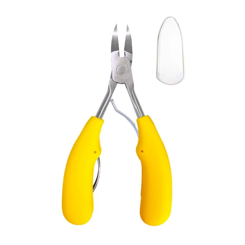 Nail Clippers Ingrown Toenail Podiatry Correction Nippers Cuticle Cutters Cut Paronychia Pedicure Manicure Hand Foot Care Tool - Цвет: Yellow