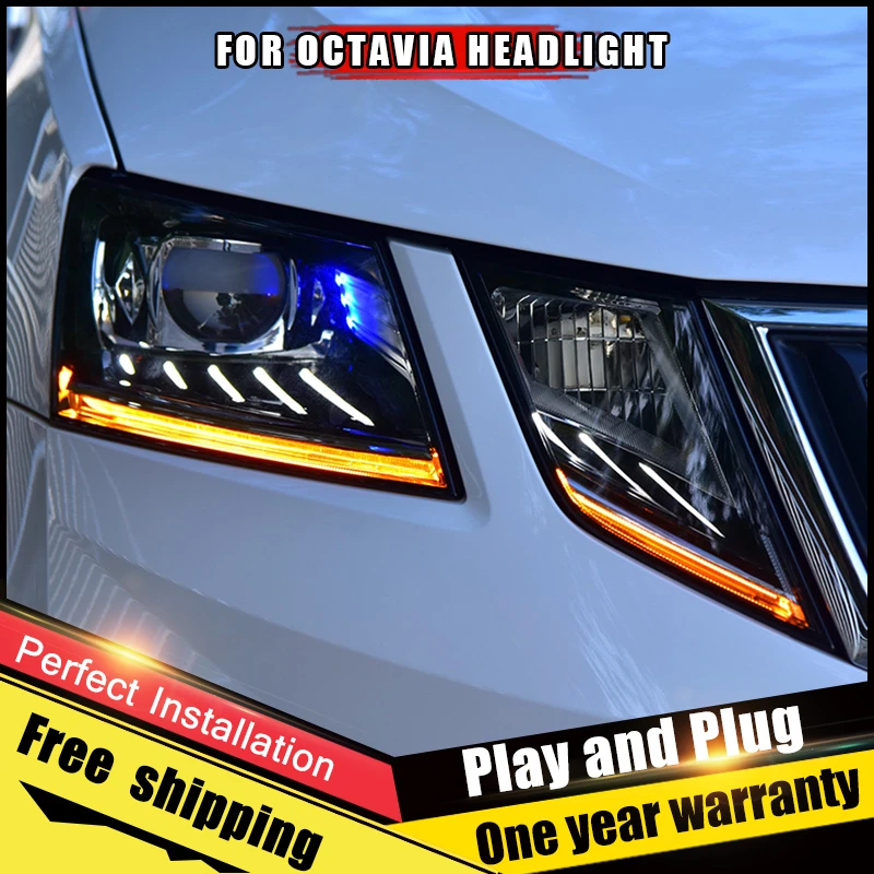 Светодиодный прожектор для Skoda Octavia 2018 2019|Фара авто в сборе| |