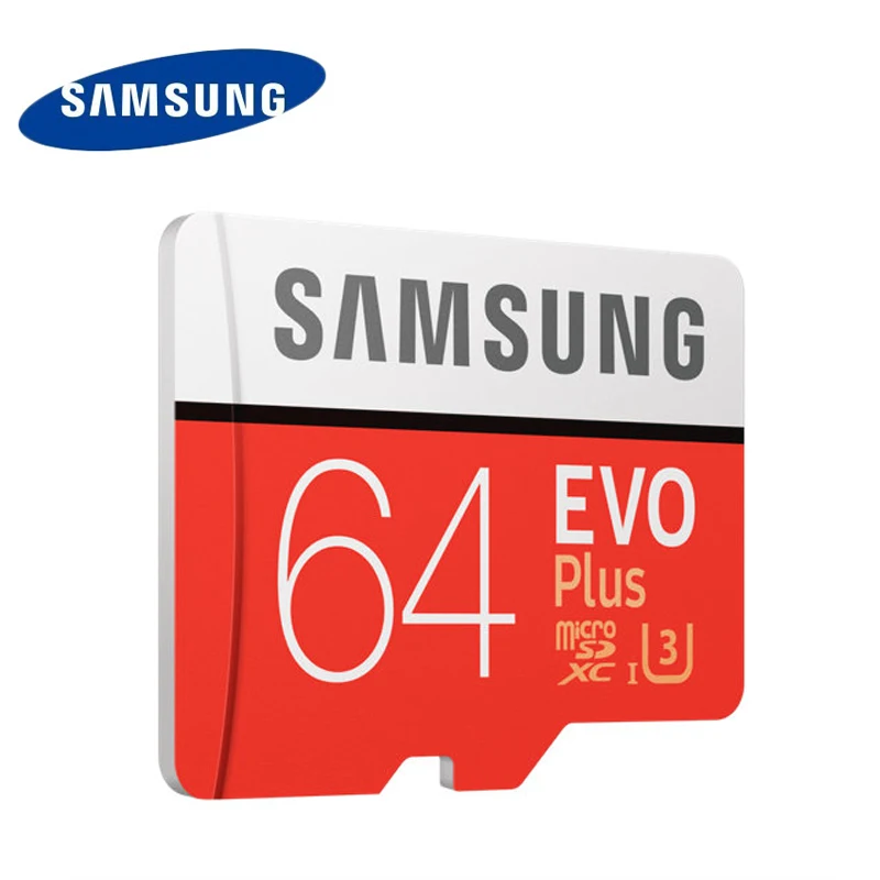 64GB U3 Оригинальная карта памяти SAMSUNG EVO Plus 64 Гб 128 ГБ 256 ГБ 512 ГБ SDXC U3 класс 10 Micro SD карты 32 Гб SDHC U1 транс флэш tf карта - Емкость: 64GB U3