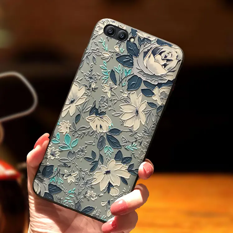 Чехол из ТПУ с 3D тиснением для Huawei Honor View 20 8X 10X 7A 6A 10 Play 9 P30 P20 P9 P10 Pro Lite Mini P Smart Plus Y9 2019
