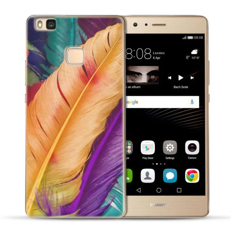 MLCRIYG мягкий чехол для телефона Huawei P9 Lite/P8 Lite/P10 Lite красочный из ТПУ с рисунком