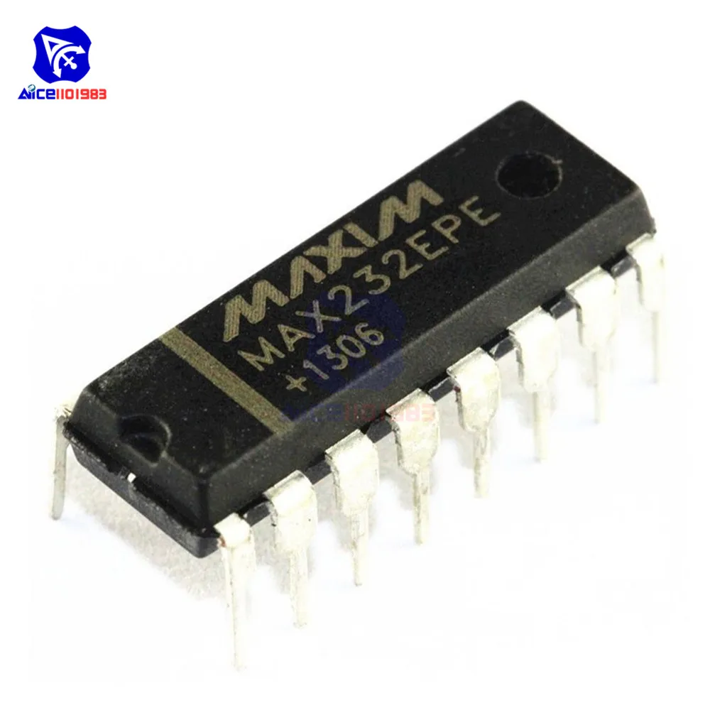 Оригинальные интегральные схемы MAX232EPE MAX232 RS232 DIP16 1 шт. | Электронные компоненты и