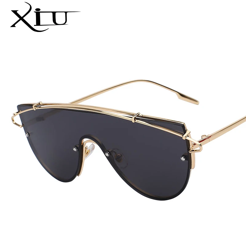 

Солнцезащитные очки женские XIU, винтажные, большие, UV400