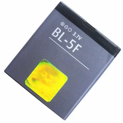 Оригинальный BL 5F 950 мА/ч литий ионный аккумулятор Батарея для Nokia N72 N78 N95 N93i E65 6210 6260