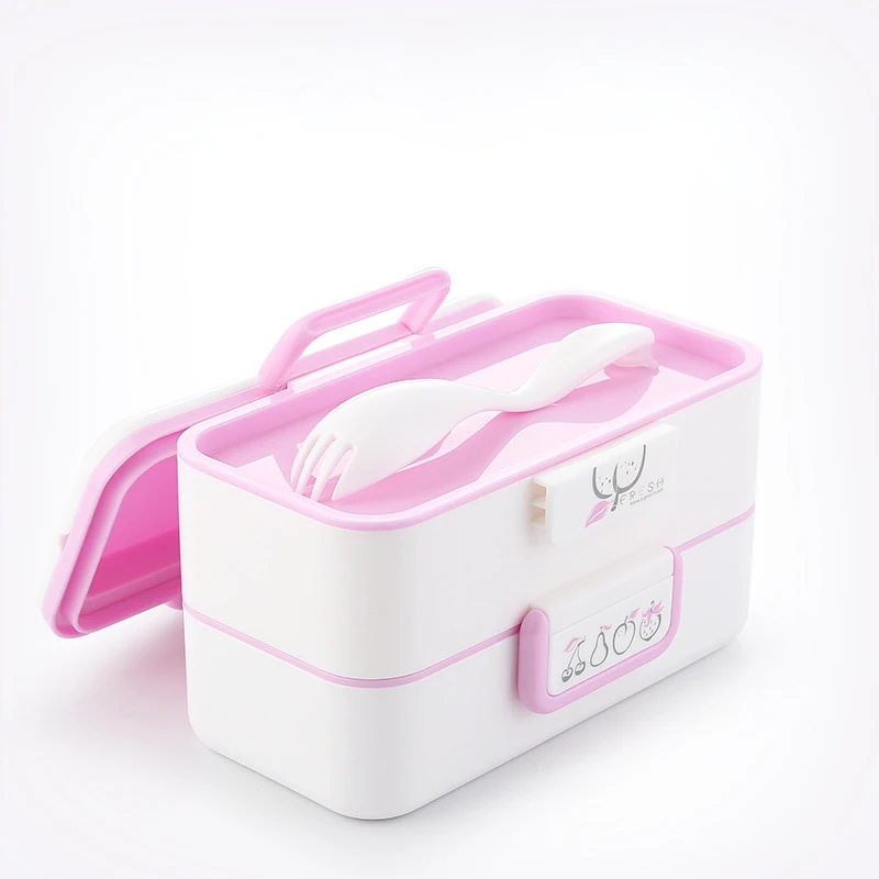 ONEUP 3 слоя термальный мультфильм Ланч бокс с сумками Microwavable Bento коробка большой