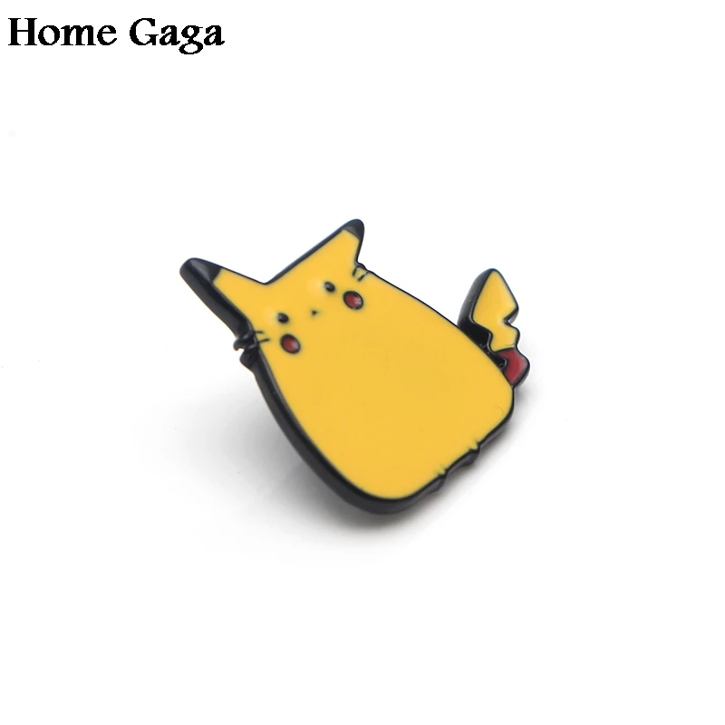 Homegaga Карманный Монстр Пикачу цинковый галстук мультфильм забавные булавки броши для рюкзака, одежды для мужчин и женщин шляпа Декоративные значки D1594