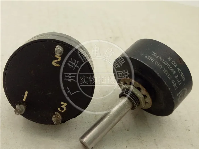 

[VK] Used NE MODEL 9204 100K conductive plastic potentiometer shaft length 35MM shaft diameter 6.4MM switch