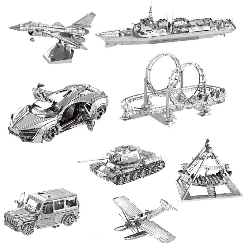 PIP игры 3D Металл Модель Строительство набор военный автомобили/Танк/самолетов