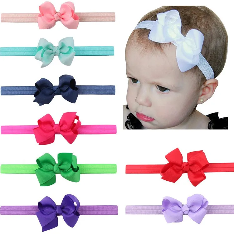 

20 pcs/lot , Grosgrain Ribbon Bow Headband, Dressy or Casual Photo Prop