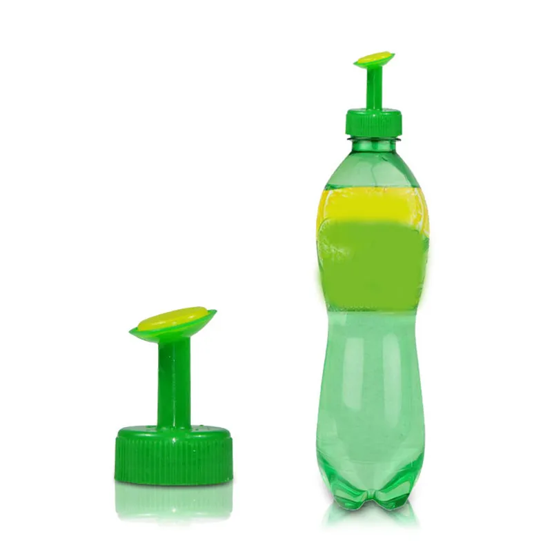 Пластиковый бытовой горшок бутылка для полива насадка растений цветов рассады