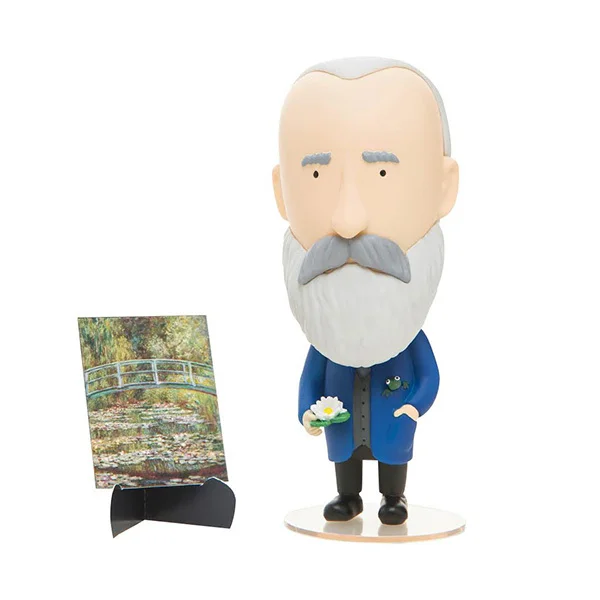 Monet Новинка Винсента Ван Гога да Винчи фигурка модель игрушки история мира старый мастер живопись художника Поклонники кукол Дети Рождественский подарок - Цвет: Monet