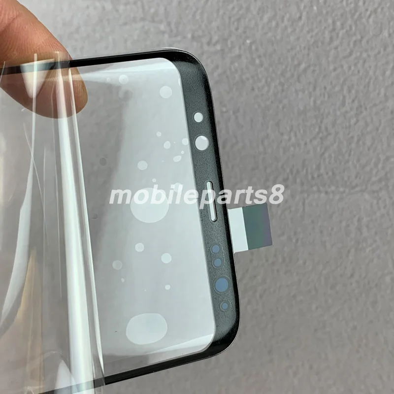 100 шт./лот Бесплатная доставка внешнее стекло экрана для samsung S8 S9 plus note8 note9 note5