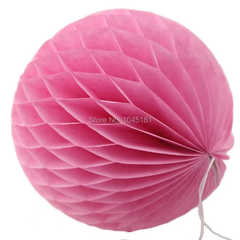 Розовые белые золотые бумажные фонари сотовые шарики тканевые помпоны Цветочный