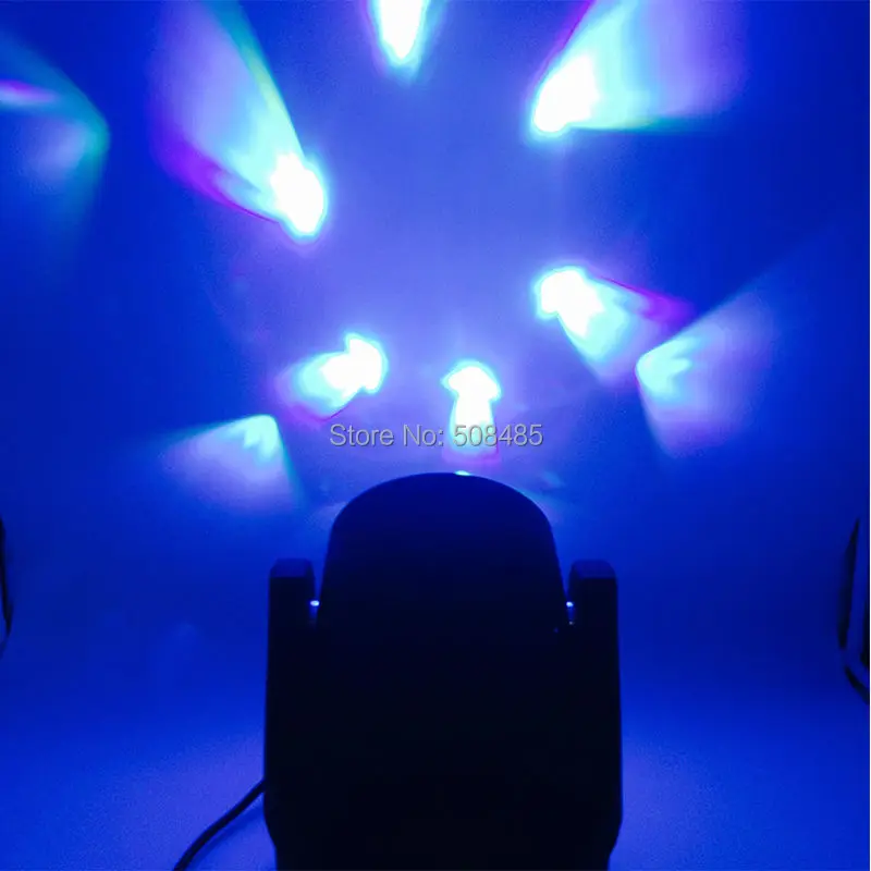 2 шт. 6*15 Вт RGBW 4 в 1 светодиодный мини луч пчелиного глаза DMX512 подвижный головной