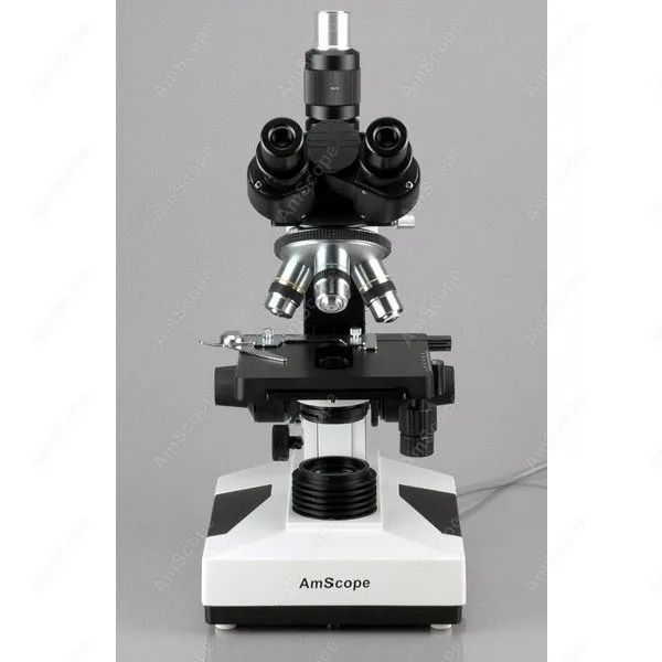 Compound Darkfield Microscope--AmScope Supplies 40X-1600X Trinocular Microscope T490A-DK | Инструменты