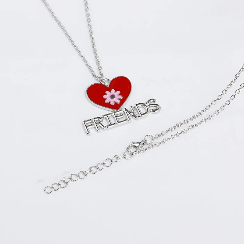 Карамельный цвет ожерелье BFF для 2 3 4 лучшие друзья сердце сломанные ожерелья обувь цветок радуга звезда Луна корона ожерелье подарок крылья
