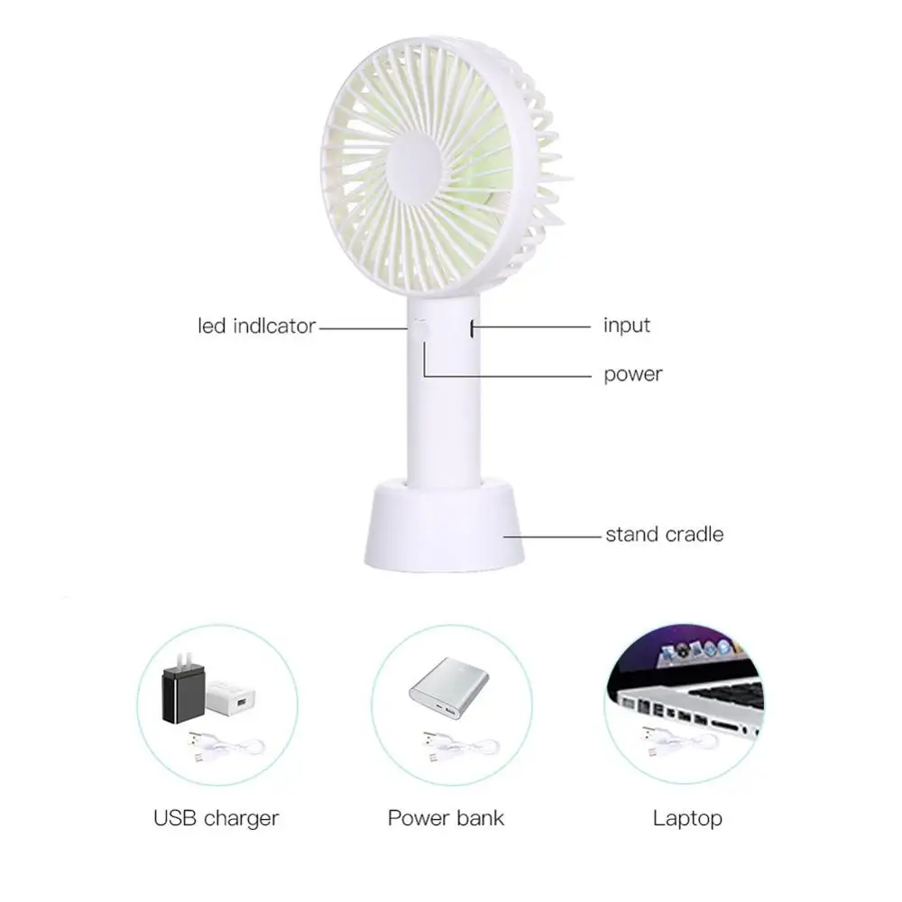 Портативный мини вентилятор с подставкой usb ventilateur уличный для ноутбука новинка