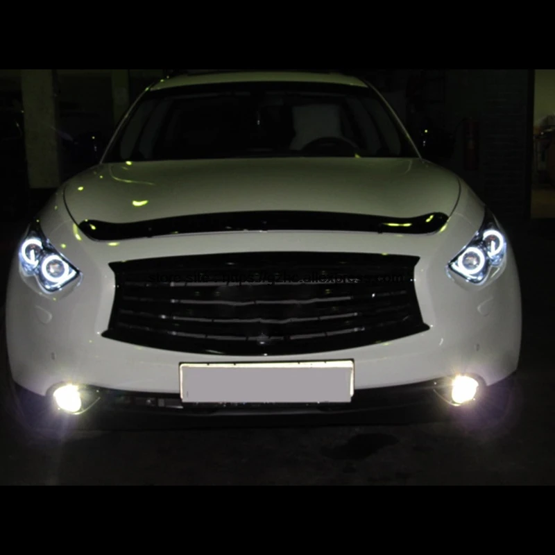Ультраяркий Дневной светильник для Infiniti FX QX70 FX35 FX37 FX50 2009 2013 DRL CCFL ангельские глаза
