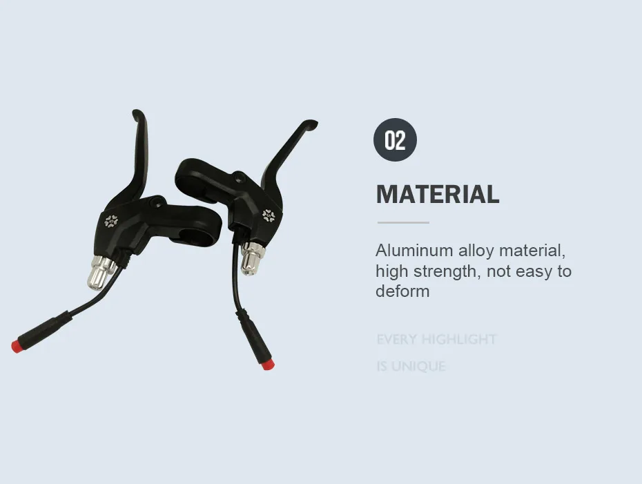 X48 Aluminum alloy Handle Brake Lever for Electric Bike Electric Scooter Brake Handle Cover Bike Brakes Patinete Eletrico