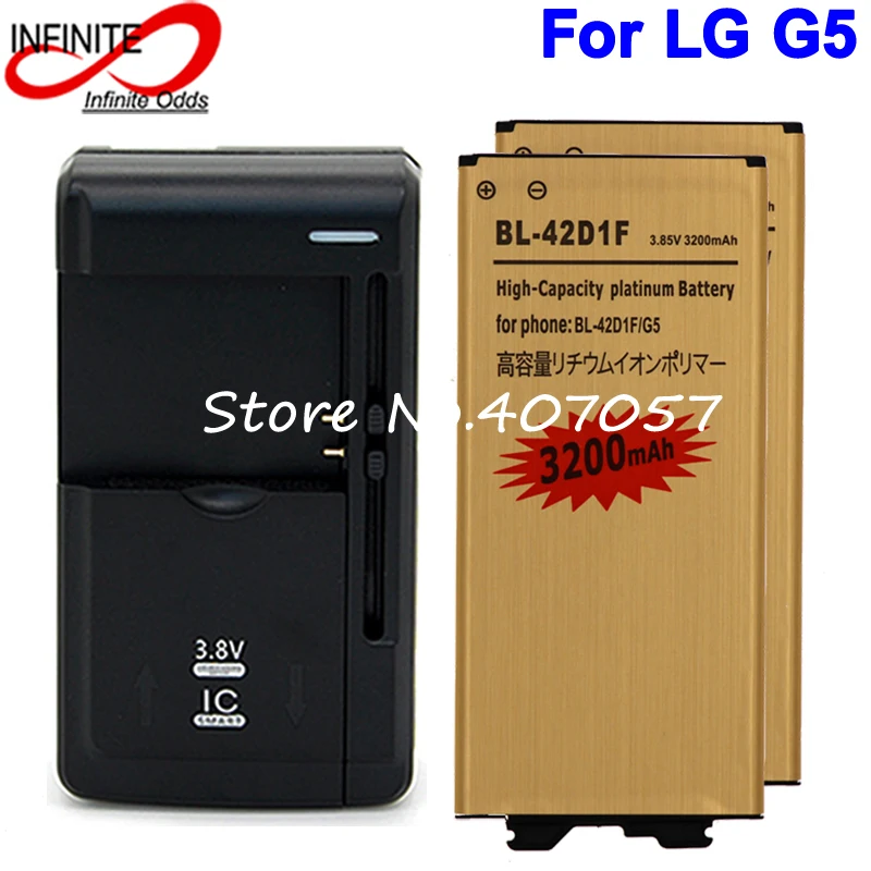 2 x BL 42D1F золото Батарея для LG G5 H868 H860N H860 F700K H850 H830 H820 VS987 акумуляторная батарея