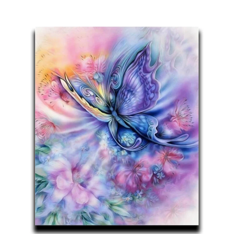 

Diy Diamond paint cross stitch decoration home Full Square & Round 3d diamond mosaic Diamond embroidery Butterfly leaves