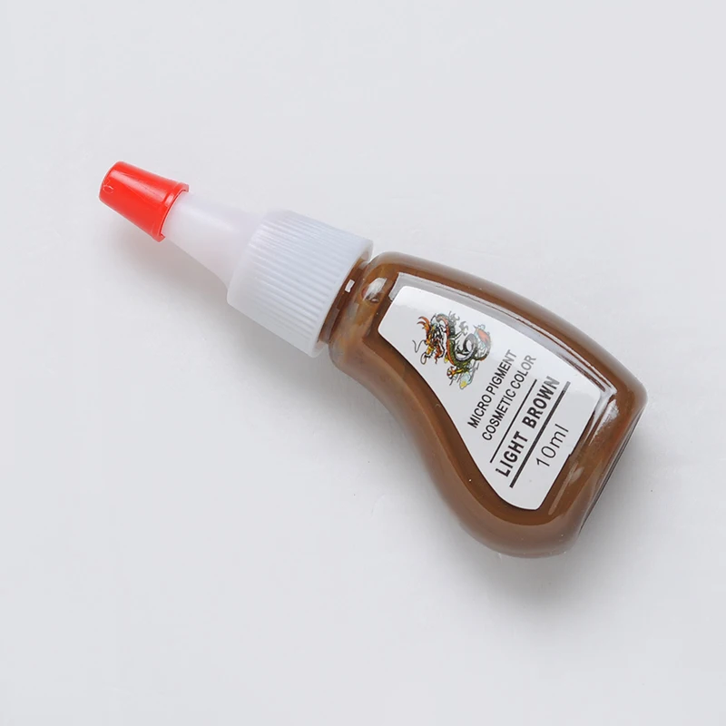 Светильник-коричневые чернила 2 шт. Перманентный макияж Пигмент Косметика тату